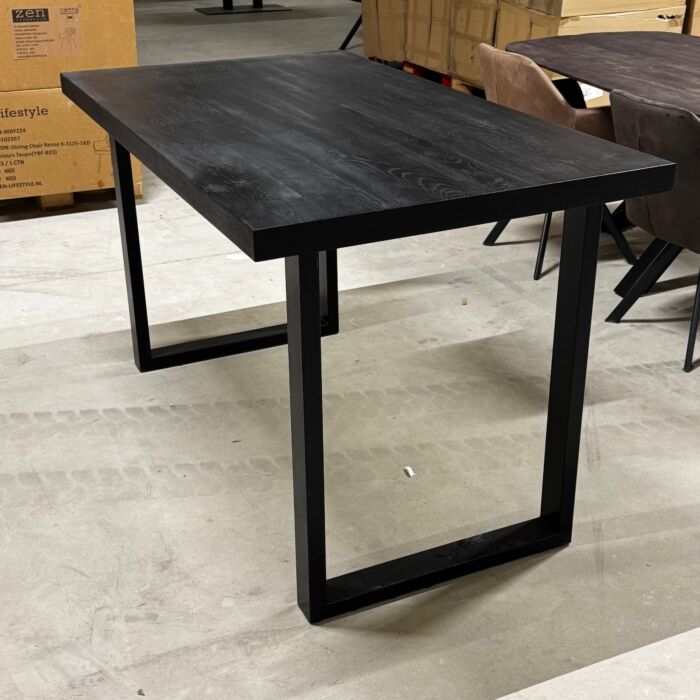 Bartafel Zwart Eiken 160x90x93(H)cm