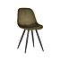 LABEL51 Eetkamerstoel Capri - Army green - Fluweel