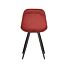 LABEL51 Eetkamerstoel Capri - Rood - Fluweel