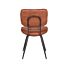 LABEL51 Eetkamerstoel Gus - Cognac - Microfiber