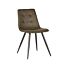 LABEL51 Eetkamerstoel Jay - Army green - Microfiber