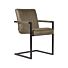 LABEL51 Eetkamerstoel Milo - Army green - Microfiber