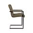 LABEL51 Eetkamerstoel Milo - Army green - Microfiber