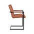 LABEL51 Eetkamerstoel Milo - Cognac - Microfiber