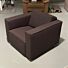 Fauteuil Blok Bruin