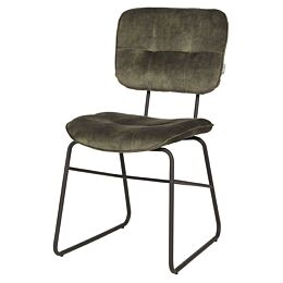 LABEL51 Eetkamerstoel Dez Hunter Velours