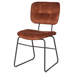 LABEL51 Eetkamerstoel Dez Rust Velours