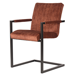 LABEL51 Eetkamerstoel Milo Rust Velours