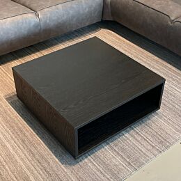 Salontafel Marmer Zwart Hout 